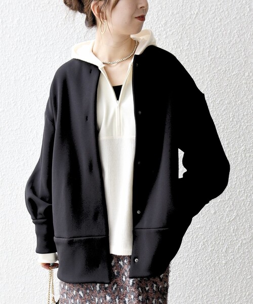 SHIPS any 「SHIPS any」 ノーカラーコート ONE SIZE ブラック
