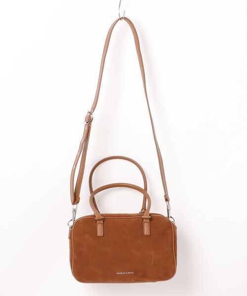 「CHARLES \u0026 KEITH」 2WAYバッグ M ブラウン系その他2 レディースの画像