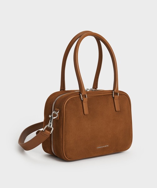 「CHARLES \u0026 KEITH」 2WAYバッグ M ブラウン系その他2 レディースの画像