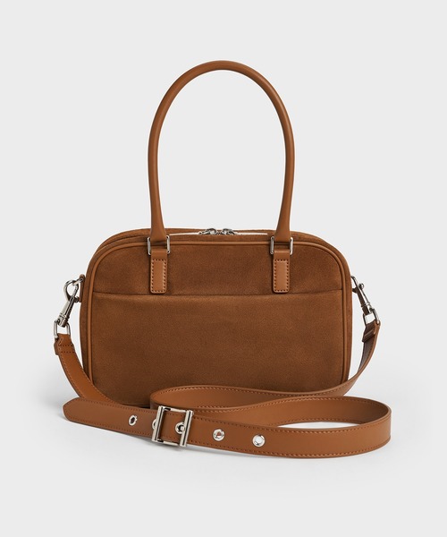 「CHARLES \u0026 KEITH」 2WAYバッグ M ブラウン系その他2 レディースの画像