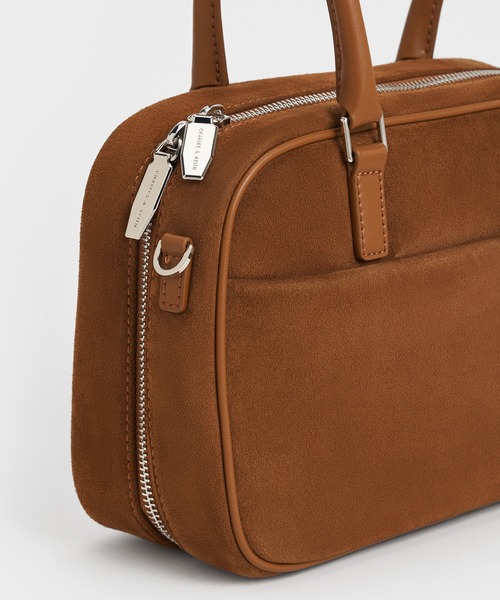 「CHARLES \u0026 KEITH」 2WAYバッグ M ブラウン系その他2 レディースの画像