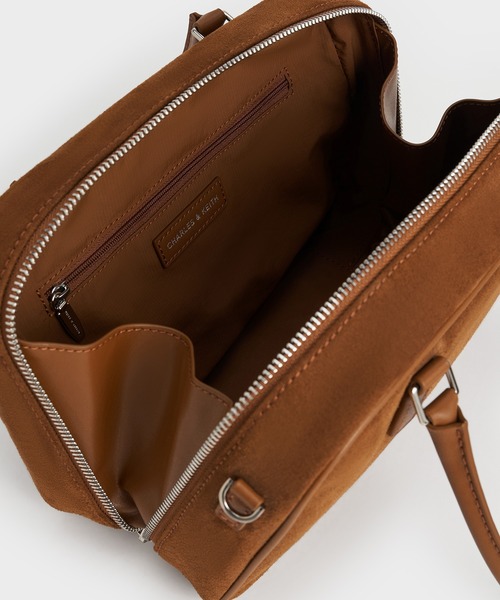 「CHARLES \u0026 KEITH」 2WAYバッグ M ブラウン系その他2 レディースの画像