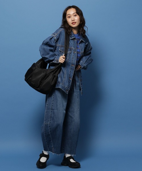 「niko and...」 デニムパンツ MEDIUM ネイビー レディース_画像5