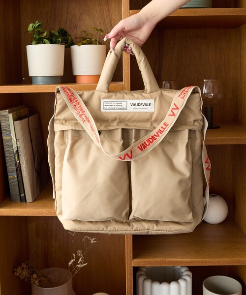「FREAK'S STORE」 2WAYバッグ ONE SIZE ベージュ レディース_画像8