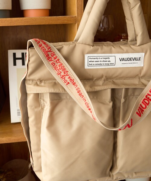「FREAK'S STORE」 2WAYバッグ ONE SIZE ベージュ レディース_画像9