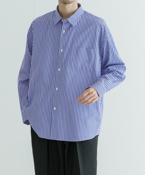 「THOMAS MASON」 長袖シャツ「URBAN RESEARCHコラボ」 LARGE ホワイト メンズの画像