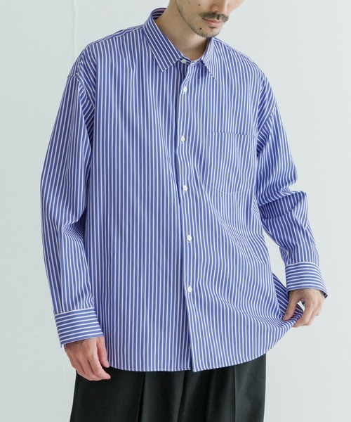 「THOMAS MASON」 長袖シャツ「URBAN RESEARCHコラボ」 LARGE ホワイト メンズの画像
