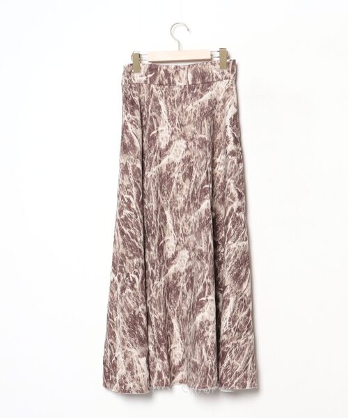 「EMODA」 フレアスカート MEDIUM ブラウン レディース_画像2