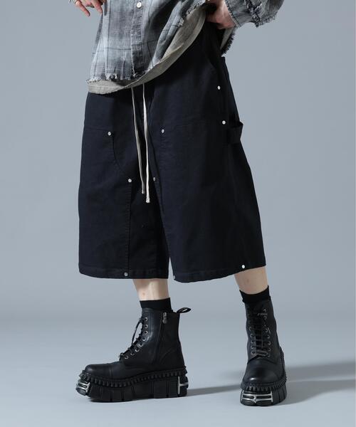 パンツ DankeSchon/ダンケシェーン/TCBLK W-KNEE SHORTS レディース メンズ