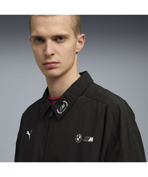 PUMA  M Motorsport ジャージ S ブラック PUMA（プーマ） ジャージ メンズ ポリ テープスーツ 上下セット メンズ