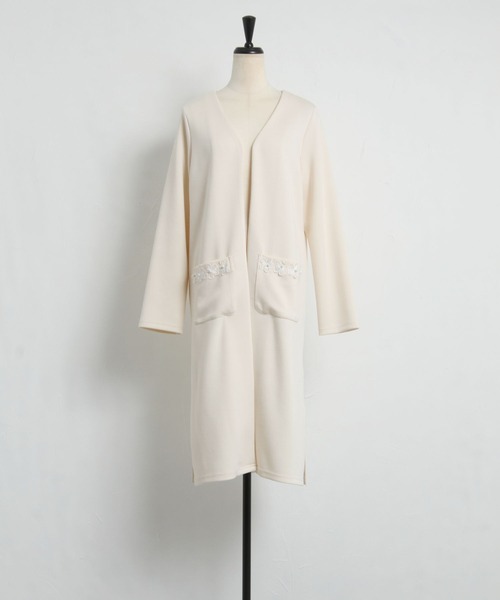 「tocco closet」 カーディガン M グレー系その他 レディース_画像2