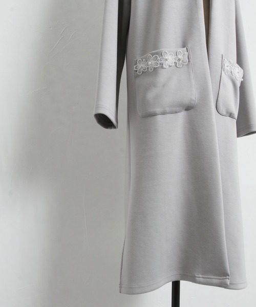 「tocco closet」 カーディガン M グレー系その他 レディース_画像8