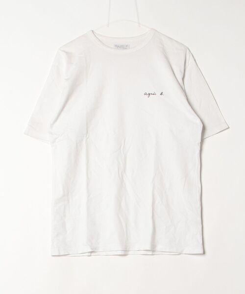 アニエスベー　半袖Tシャツ ホワイト サイズ1(S) agnes b.（アニエスベー） 半袖Tシャツ 1 ホワイト メンズ : ZOZOTOWN