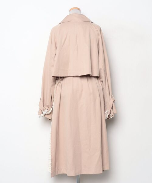 「RUIRUE BOUTIQUE」 トレンチコート L ベージュ レディース_画像2