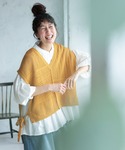 ベスト ジレ 涼編みベスト レディースの詳細画像3