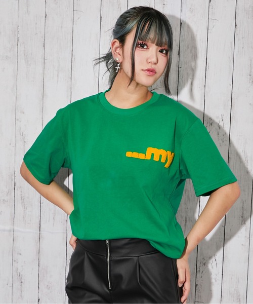 tシャツ 半袖 「アニマルキャラクター・サガラ刺繍ロゴ」Tシャツ