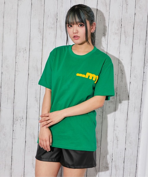tシャツ 半袖 「アニマルキャラクター・サガラ刺繍ロゴ」Tシャツ