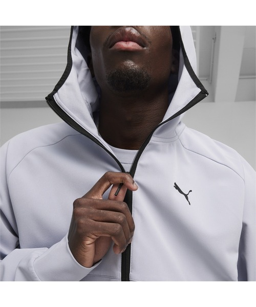 PUMA（プーマ） ジップアップパーカー LARGE ブラック メンズ
