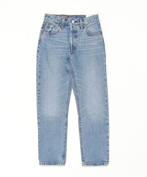 「501」 スキニーデニムパンツ 28inch ブルー レディース_画像2