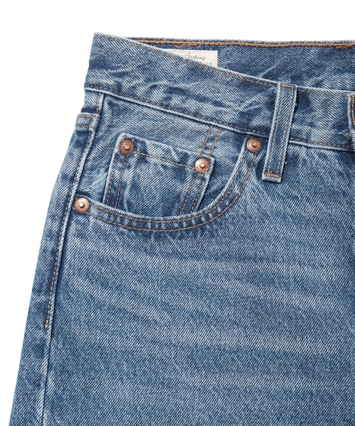 「501」 スキニーデニムパンツ 28inch ブルー レディース_画像7