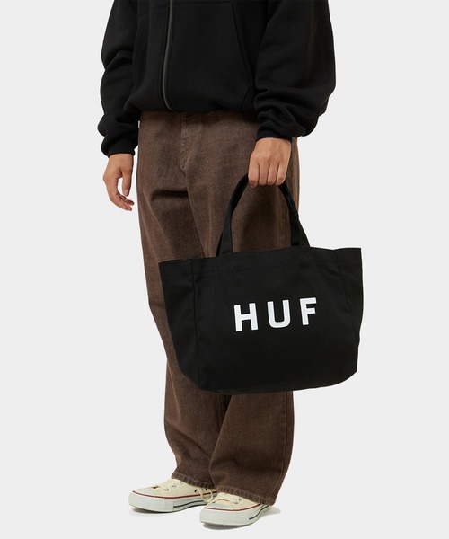 「HUF」 トートバッグ O/S グリーン メンズ_画像3