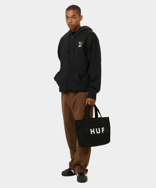 「HUF」 トートバッグ O/S グリーン メンズ_画像4