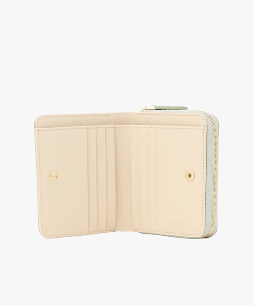 agnes b.（アニエスベー） 二つ折り 二つ折り財布 財布 レザー 二