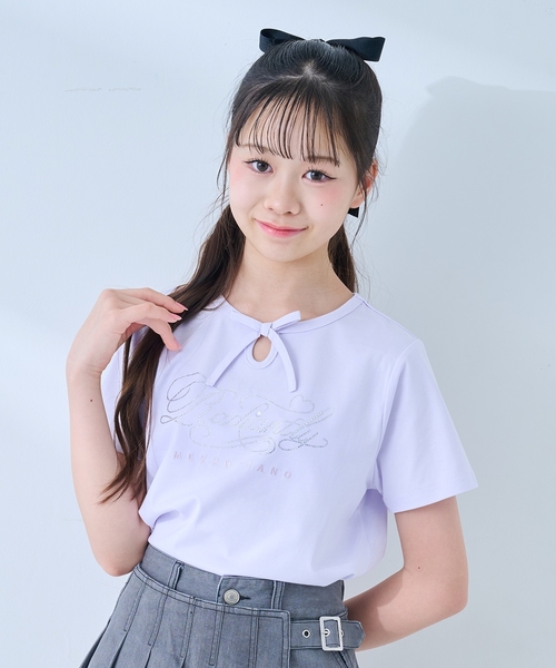 mezzo piano Junior（メゾピアノ ジュニア） tシャツ 「接触冷感