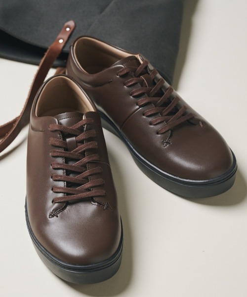 「Gently」 ローカットスニーカー 24.5cm ブラック メンズ_画像6