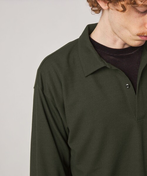 ポロシャツ 「Steven Alan」 ミルド ウール 1B スキッパー メンズ