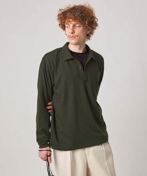 STEVEN ALAN（スティーブンアラン） ポロシャツ ミルド ウール 1B