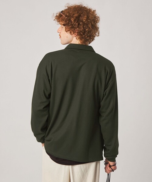 ポロシャツ 「Steven Alan」 ミルド ウール 1B スキッパー メンズ