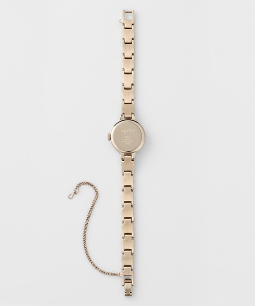 agete（アガット） 腕時計 ラウンドフェイスウォッチ「AGETENO.50YG