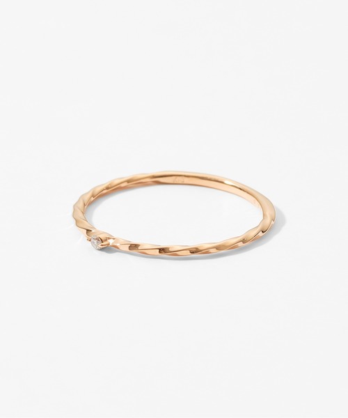 Jewel closet by L&Co. 指輪 リング K10 ツイストダイヤモンドリング