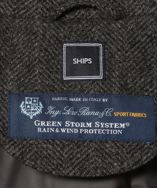 美品■SHIPS×Loropiana ライナー付 ステンカラーコート ベージュ系 洗える3WAYステンカラーコート ・ライナー付き （ベージュ） -WWS