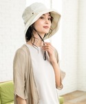 帽子 ハット uvカット 紫外線カット レディ...の詳細画像2