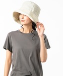帽子 ハット uvカット 紫外線カット レディ...の詳細画像5