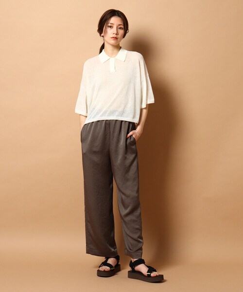 定番SALE パンツ - 通販 - PayPayモール サテンワイドパンツ ZOZOTOWN PayPayモール店 新作登場SALE