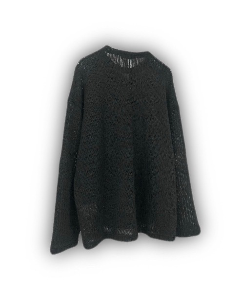 XU セーター ニット 「XU」see-through knit メンズ レディース
