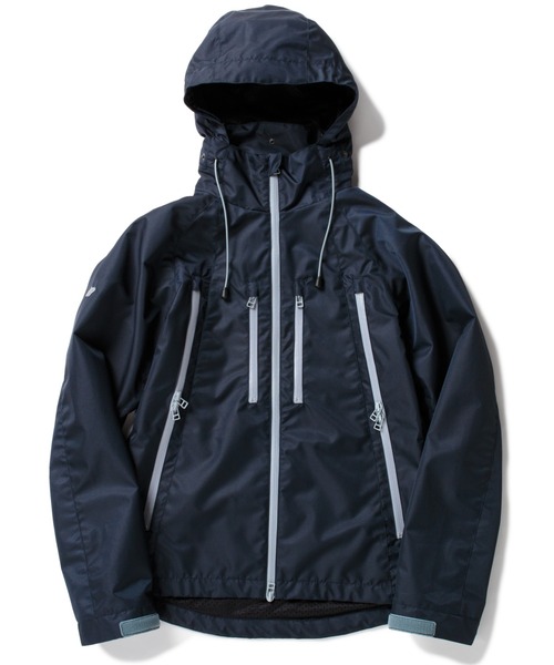 ナリフリ narifuri ウインドスルーマウンテンパーカー ブラック Sサイズ narifuri [ナリフリ] 2 LAYER MOUNTAIN PARKA [Black,Khaki] 2