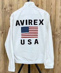 AVIREX デニムジャケット gジャン スタンドフルジップJKT U.S.