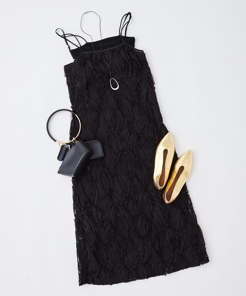 ワンピース バテンレースシアーキャミドレス : 75814095 : ZOZOTOWN 
