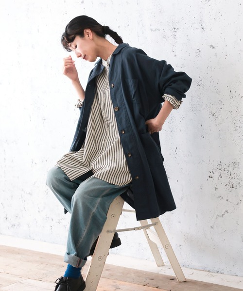 soulberry（ソウルベリー） ステンカラーコート コート 洗いざらした