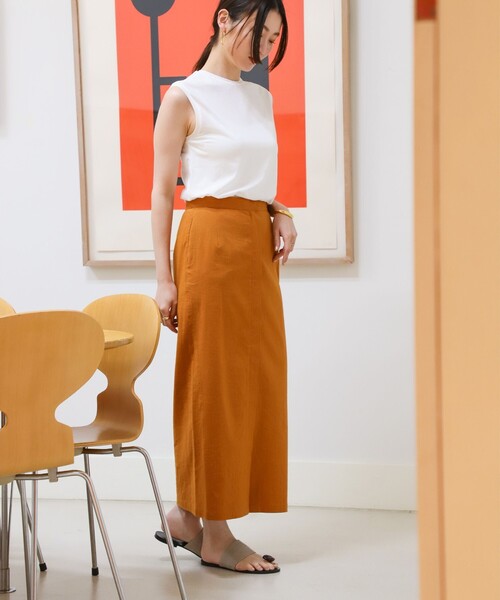 ATON FRESCA TANK TOP茶系エイトンタンクトップ FRESCA CIRCULAR RIB | TANK TOP – ATON | エイトン