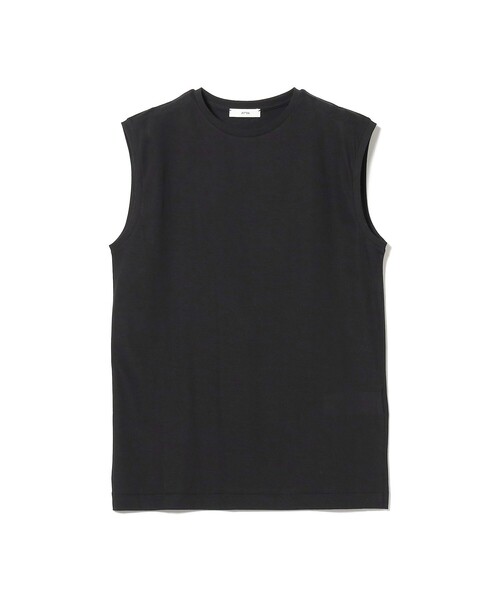 ATON エイトン☆ノースリーブ タンクトップ 60 FRESCA 黒 01 ATON（エイトン） tシャツ ATON / ORGANIC FRESCA タンクトップ