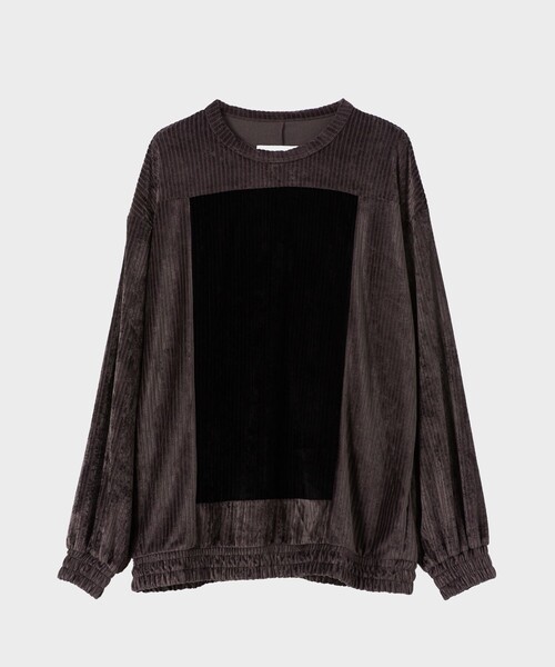 SHAREEF（シャリーフ） tシャツ STRIP VELOR SWITCHING PO メンズ
