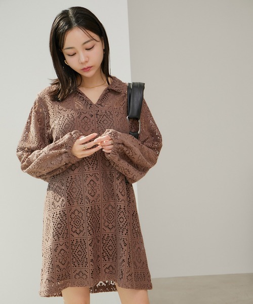 VIS（ビス） ワンピース レースミニワンピ : ZOZOTOWN Yahoo!店 - 通販