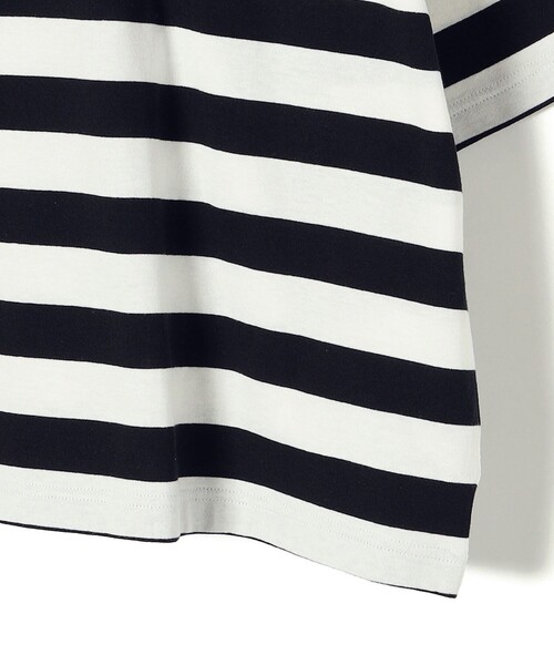 SHIPS for women / シップスウィメン 【SHIPS別注】onit:〈手洗い可能〉ボーダー ビッグ シルエット TEE◇ SHIPS tシャツ 「SHIPS別注」onit:「手洗い可能」ボーダー