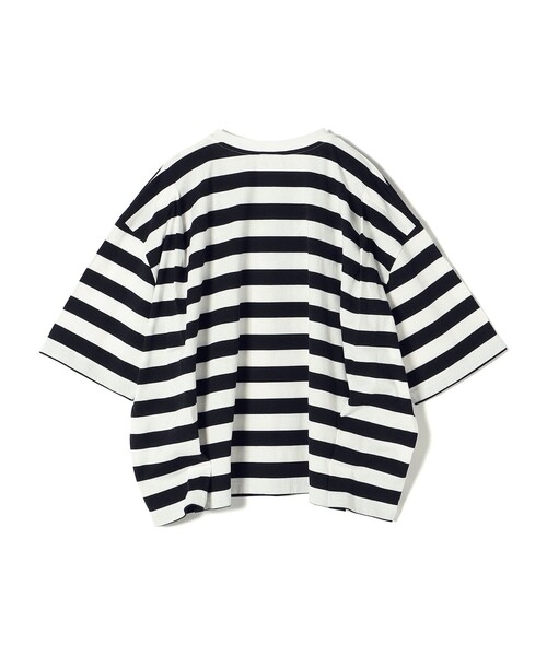 【シップス　ウィメン】【SHIPS別注】onit:〈手洗い可能〉ボーダー ビッグ シルエット TEE◇ SHIPS tシャツ 「SHIPS別注」onit:「手洗い可能」ボーダー