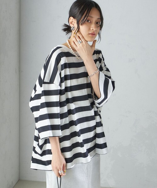 SHIPS tシャツ 「SHIPS別注」onit:「手洗い可能」ボーダー